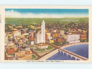 Linen AERIAL VIEW Columbus Ohio OH AD0323