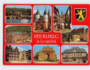 Postcard Heidelberg is beautiful, Heidelberg, Germany