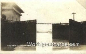 Gigantic Lock Gates Panama Canal Republic of Panama Unused 