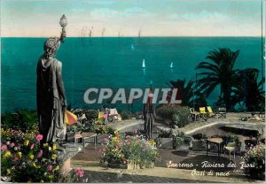 Postcard Modern San Remo Riviera dei Fiori Oasis of Peace