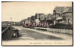 Old Postcard Deauville Terrace