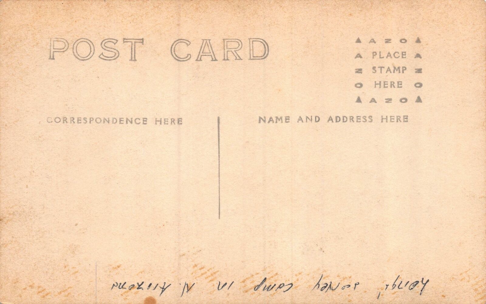 Real Photo Postcard Long's Survey Camp in Northern Arizona~111903 ...