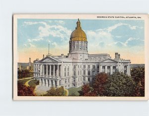 Postcard Georgia State Capitol, Atlanta, Georgia