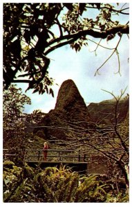Iao Needle on the Island of Maui Hawaii Postcard