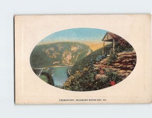 Postcard Promontory Delaware Water Gap Pennsylvania USA