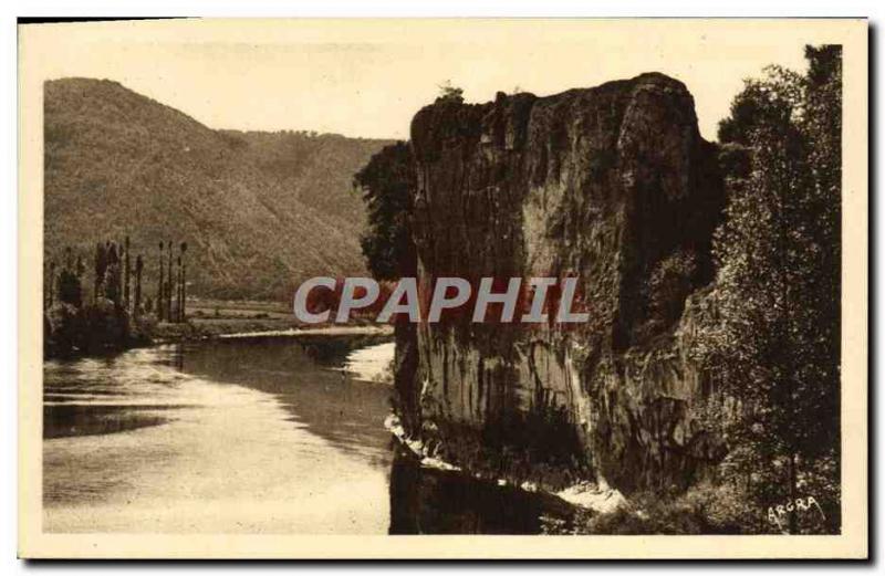 Old Postcard Souillac Surroundings Of The Rock Of Crows