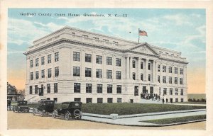 H62/ Greensboro North Carolina Postcard c1915 Guilford County Court House 11