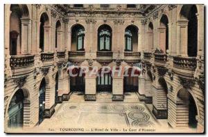 Old Postcard Tourcoing L & # 39Hotel The City Court & # 39honneur