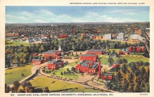 Aeroplane View, Johns Hopkins University Unused 