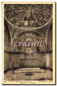 Old Postcard Mont Sainte Odile Decoration Mosaics tears Chapel