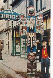 Alaska Skagway Kirmse's Curio Store With Pat Renwick Wearing Largest Gol...