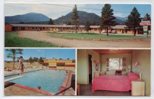 Holiday Motel Estes Park Rocky Mountain National Park Colorado postcard