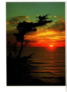 Large 5 X 7 inch Coastal Sunset, 1977