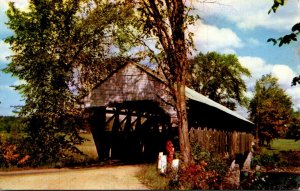 Maine Porter Covered Bridge At Parsonfield