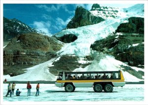 Canada  DELTA SNOWMOBILE  Athabasca Glacier~Jasper National Park  4X6 Postcard