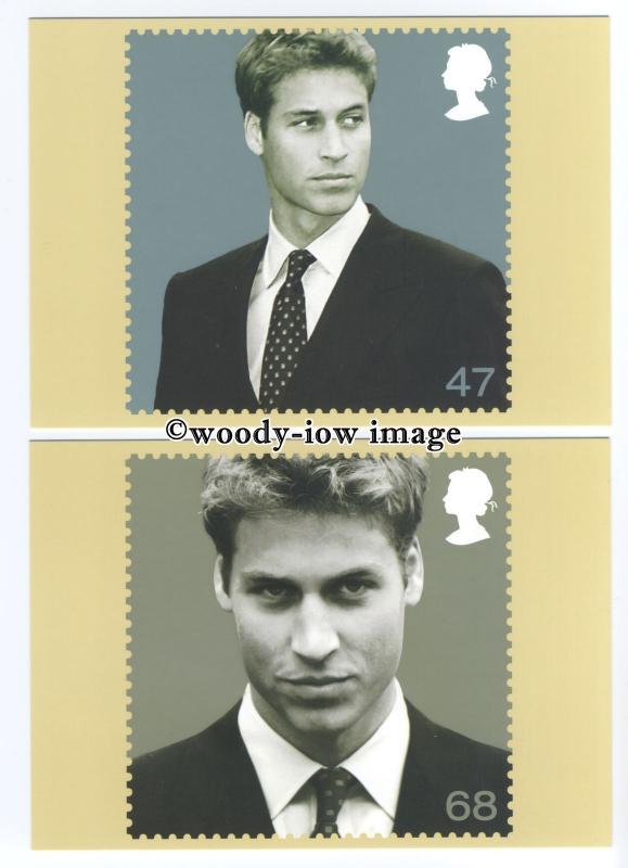 pq0272 - Prince William - 4 Royal Mail PHQ postcards