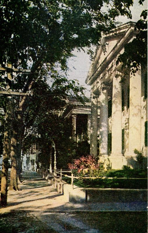 MA - Nantucket. Colonial Mansions