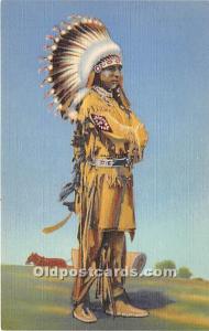 Pueblo Indian Dancer in Full Regalia Advertisng on back Musculosince Byla Ind...