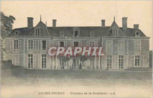 Postcard Old Luche Pringe Chateau of Grefferie