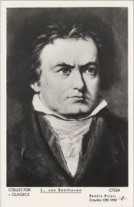 Music Postcard - Composer Ludwig van Beethoven  SW17988