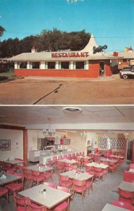 CARLSBAD, NM New Mexico  ZAFFER'S RESTAURANT  Roadside  c1950's Chrome  Postcard