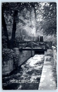 RPPC HINSDALE, IL Illinois ~ The OLD GRAUE MILL c1950s Cook Co. Postcard