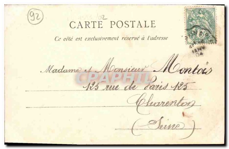 Old Postcard Establishment Saint Nicolas Buzenval View from Backyard