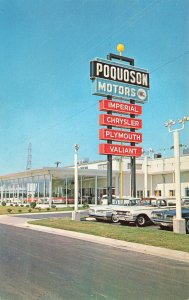 Hampton VA Poquoson Motors Imperial Chrysler Plymouth & Valiant, Postcard