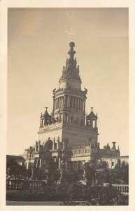 RPPC TOWER OF JEWELS San Francisco PPIE 1915 World's Fair Vintage Photo Postcard