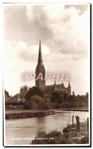 Postcard Old Salisbury cathedral Constable & # 39s view