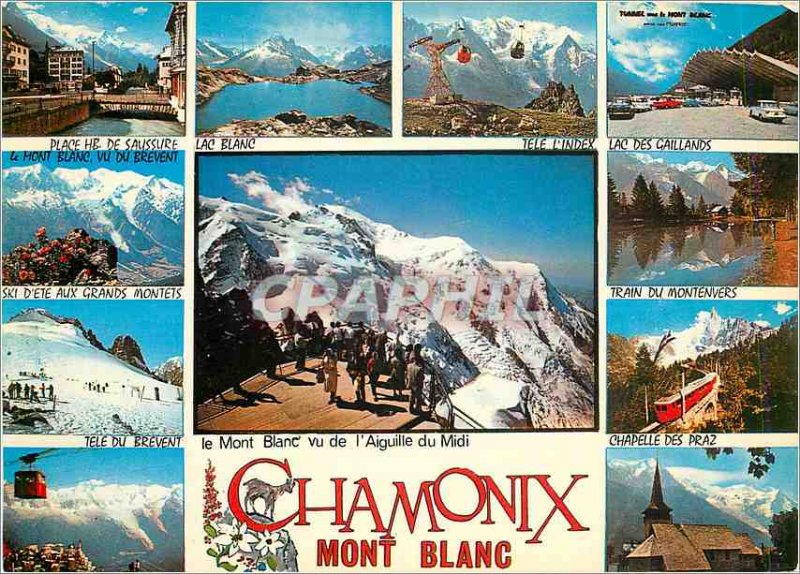 Modern Postcard Chamonix Mont Blanc (Haute Savoie) 1037 has 4807m