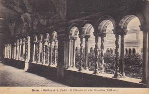 Italy Roma Rome Basilica di San Paolo Il Chiostro di stile Bizantino