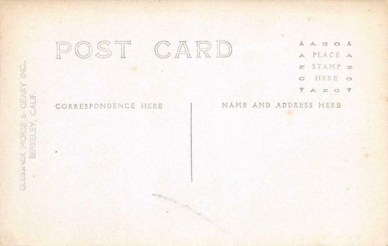 RPPC UC Berkeley Student Edwardian Man c1910s Vintage Photo Postcard