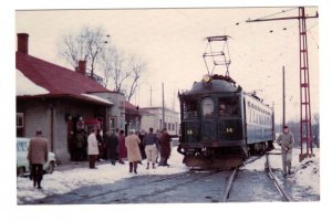 Excursion Railway Train at Port Stanley Station, Ontario