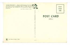 VA - Jamestown. Susan Constant III Replica Ship