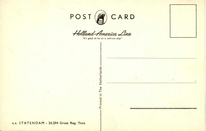 Holland America Line - SS Statendam