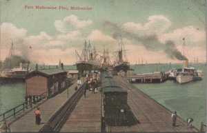 Postcard Port Melbourne Pier Melbourne Australia