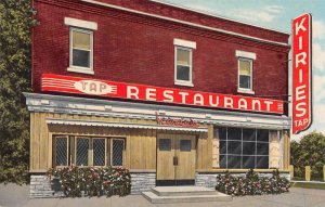 River Grove Illinois Kirie's Restaurant Vintage Postcard AA21278
