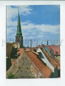 430972 USSR LATVIA RIGA Roofs & St.James Church 1967 year postcard