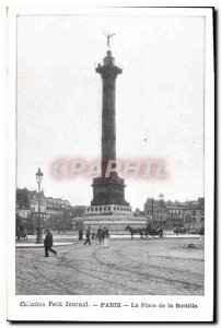 Postcard Collection Old Diary Paris's Bastille Square