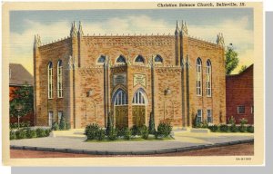 Belleville, Illinois/IL Postcard, Christian Science Church