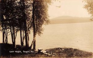 Poland Maine Camp Maqua Real Photo Antique Postcard K84108