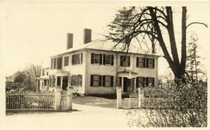 PC CPA US, MA, CONCORD, EMERSON HOUSE, VINTAGE REAL PHOTO POSTCARD (b6935)