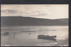 Sweden Postcard - Insjon, Dalarna County - Boat on Lake RS2291