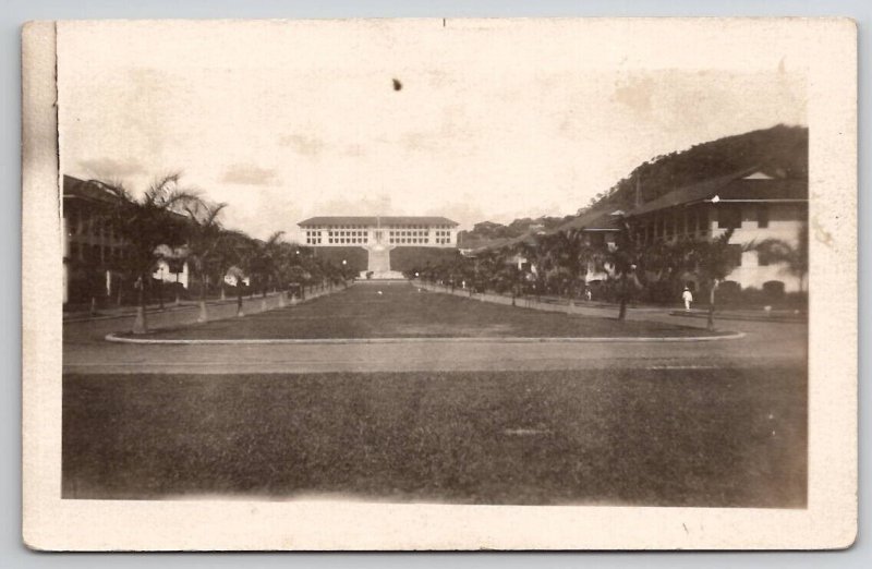 RPPC Panama Canal Administration Building Postcard F23