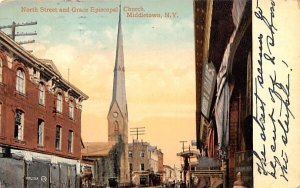 North Street & Grace Episcopal Church Middletown, New York  