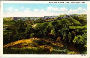 Postcard NATURE SCENE Council Bluffs Iowa IA AM6086