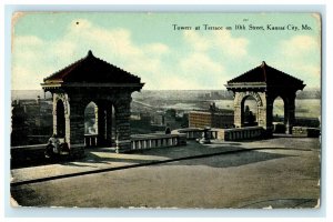 1911 Towers at Terrence on 10th Street, Kansas City Missouri, MO Postcard 