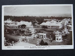 FESTIVAL OF EMPIRE Crystal Palace SCAFFOLD UNDER CONSTRUCTION c1911 RP Postcard