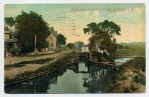 NJ Canal Lock at Green's Bridge, Phillipsburg 1908